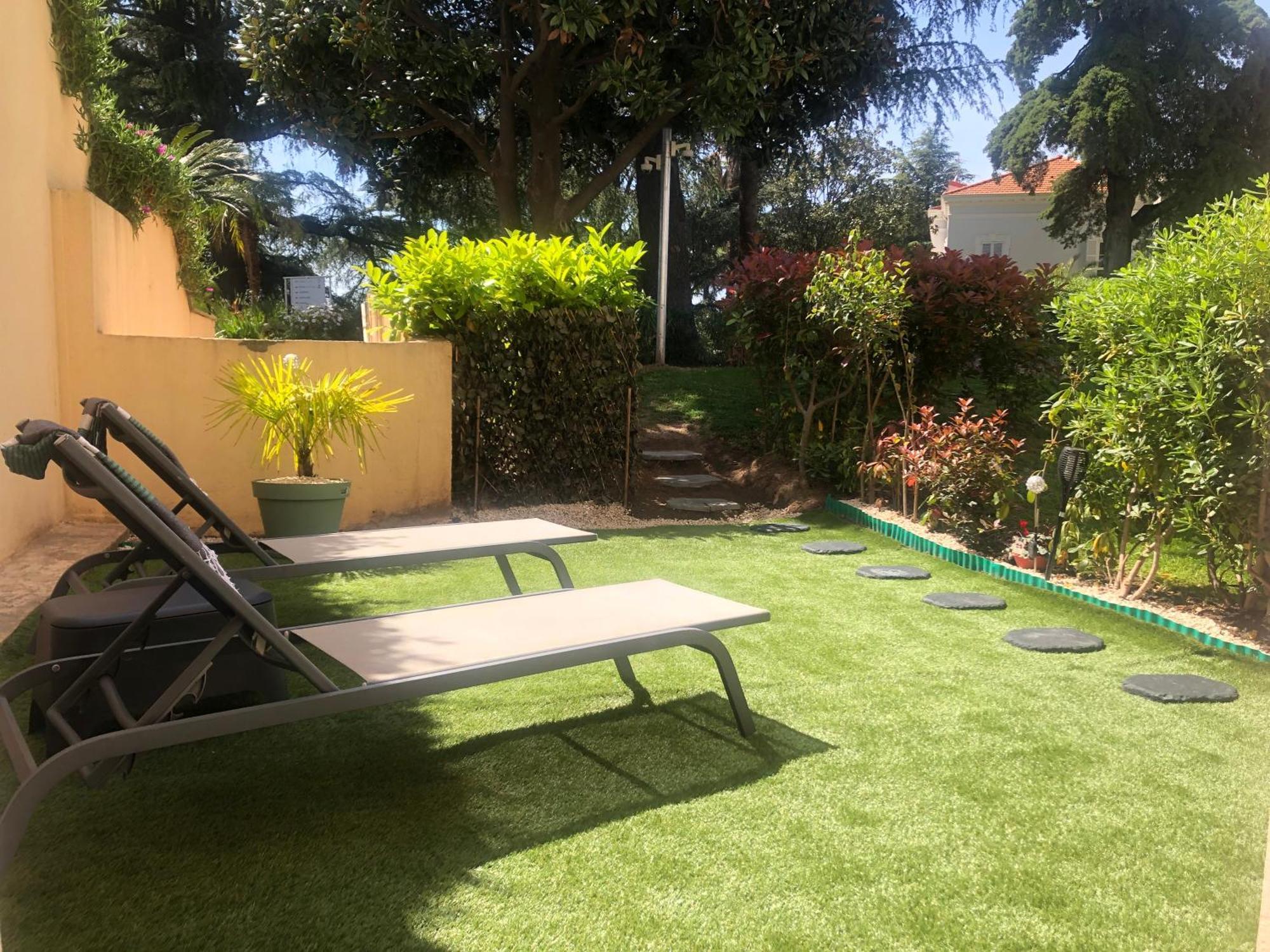 Beautiful Garden Apartment Cote D'Azur Cannes Exterior foto
